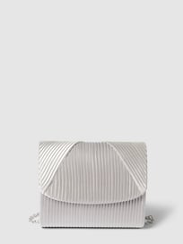 Clutch met structuurmotief van Vera Mont Grijs / zwart - 8