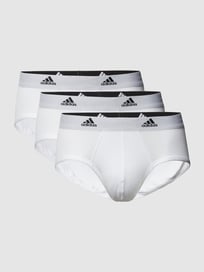 Trunks mit Label-Schriftzug im 3er-Pack von ADIDAS SPORTSWEAR Weiß - 48