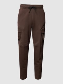 Sweatpants met labelprint van Nike Bruin - 45