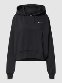 Hoodie mit Logo-Stitching von Nike Grau / Schwarz - 27