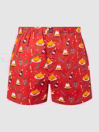 Boxershorts aus Baumwolle  von Christian Berg Men Rot - 32