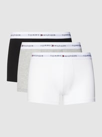 Boxershort met labeldetails in een set van 3 stuks van Tommy Hilfiger Grijs / zwart - 24