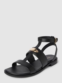 Sandalen met labeldetails, model 'DARCY' van MICHAEL Michael Kors Grijs / zwart - 15
