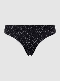 Tanga aus Mikrofaser  von DKNY Grau / Schwarz - 10