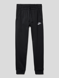 Sweathose mit elastischem Bund von Nike Grau / Schwarz - 9