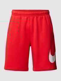 Sweatshorts met logoprint, model 'CLUB SHORT' van Nike Rood - 27