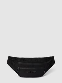 Schoudertas met labeldetails, model 'HORIZON' van Tommy Hilfiger Grijs / zwart - 29