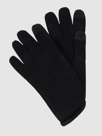 Handschoenen van katoen van Esprit Grijs / zwart - 4