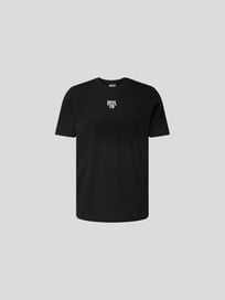 T-Shirt aus reiner Baumwolle von Diesel Grau / Schwarz - 9