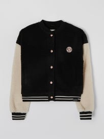 College-Jacke aus Teddyfell  von Garcia Grau / Schwarz - 24