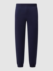 Regular fit sweatbroek van katoenmix van Lacoste Blauw / turquoise - 31