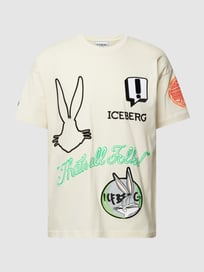 T-Shirt mit Applikationen von Iceberg Weiß - 20