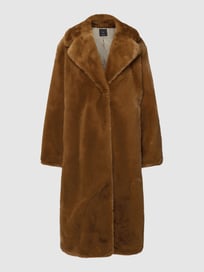 Mantel mit Kunstfell Modell 'CHILLY' von Mango Braun - 21