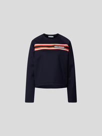 Sweatshirt mit Brand-Schriftzug von Paco Rabanne Blau / Türkis - 1