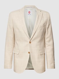 Slim fit 2-knoops colbert en kissing buttons van CG - Club of Gents Wit - 47