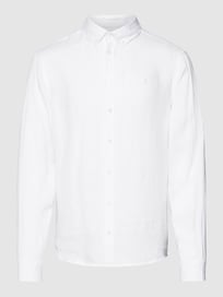 Regular Fit Freizeithemd aus Leinen mit Button-Down-Kragen von Casual Friday Weiß - 6