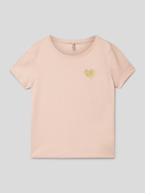 T-Shirt aus Baumwolle Modell 'KOGKITA' von Only Rosa - 26