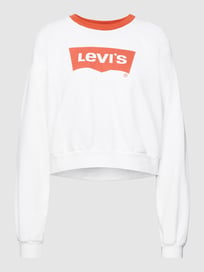 Sweatshirt mit Label-Print Modell 'VINTAGE' von Levi's® Weiß - 44