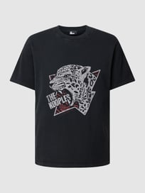 T-Shirt mit Label-Print von THE KOOPLES Grau / Schwarz - 13