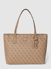 Shopper mit Label-Print Modell 'ECO ELEMENTS' von Guess Weiß - 45