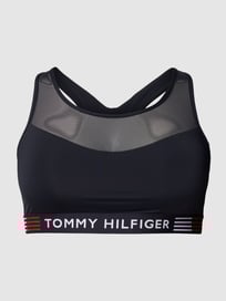 PLUS SIZE bralette met elastische band met logo van TOMMY HILFIGER Blauw / turquoise - 14
