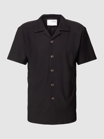 Slim fit chino met structuurmotief van Selected Homme Grijs / zwart - 38