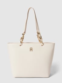 Tote bag met korte hengsels, model 'CHIC' van Tommy Hilfiger Wit - 17