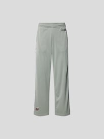 Trackpants aus Mesh von Diesel Grau / Schwarz - 5