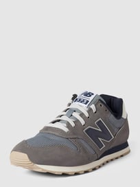 Sneaker mit Label-Patch von New Balance Grau / Schwarz - 22