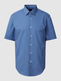 Regular Fit Business-Hemd mit 1/2-Arm Modell 'Joe' von BOSS Blau / Türkis - 19