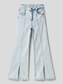 Relaxed Fit Jeans mit Label-Patch Modell 'NORMAL' von Blue Effect Blau / Türkis - 34