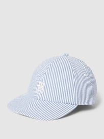 Baseballpet met structuurmotief, model 'SUMMER' van Tommy Hilfiger Blauw / turquoise - 38