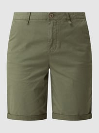 Korte chino met stretch  van Fynch-Hatton Groen - 21