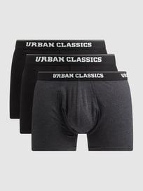 Trunks mit Stretch-Anteil im 3er-Pack von URBAN CLASSICS Blau / Türkis - 12