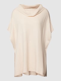Poncho met rolkraag van s.Oliver RED LABEL Wit - 42