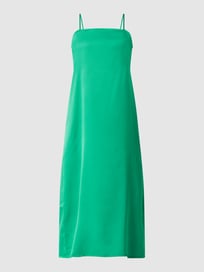 Midikleid aus Satin Modell 'Lalu' von moves Grün - 4