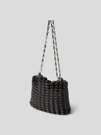 Umhängetasche aus Metall von Paco Rabanne Grau / Schwarz - 18
