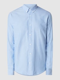 Regular Fit Business-Hemd aus Oxford Modell 'Jude' von Matinique Blau / Türkis - 10