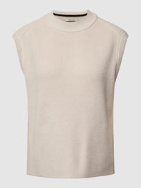 Top in Strick-Optik von comma Casual Identity Weiß - 17