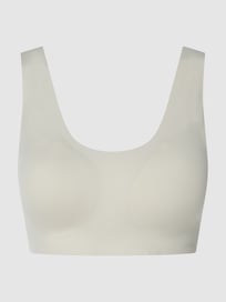 Bustier van microvezel - naadloos van Saisei Grijs / zwart - 13