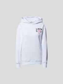 Hoodie mit Brand-Detail von Livincool Weiß - 36
