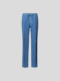 Leinenhose mit Eingrifftaschen von Lardini Weiß - 23