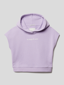 Hoodie mit Statement-Print von Tom Tailor Lila - 20