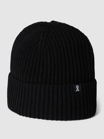 Strickmütze in Ripp-Optik von Armedangels Grau / Schwarz - 2