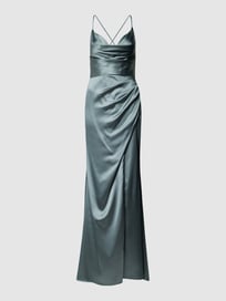 Abendkleid mit Herz-Ausschnitt von Laona Grün - 45