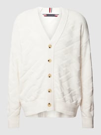 Cardigan met structuurmotief van Tommy Hilfiger Wit - 25