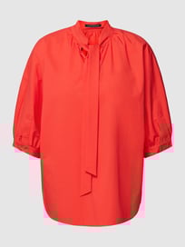 Blouse met pofmouwen van Luisa Cerano Rood - 29