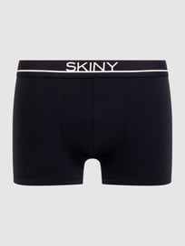 Trunks mit Stretch-Anteil Modell 'Micro Deluxe'  von Skiny Grau / Schwarz - 16