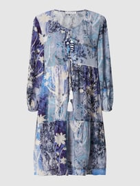 Kleid mit floralem Muster  von Chiara Fiorini Blau / Türkis - 5