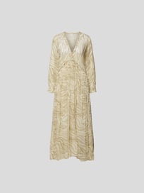 Maxikleid mit Allover-Muster von Forte Forte Braun - 15